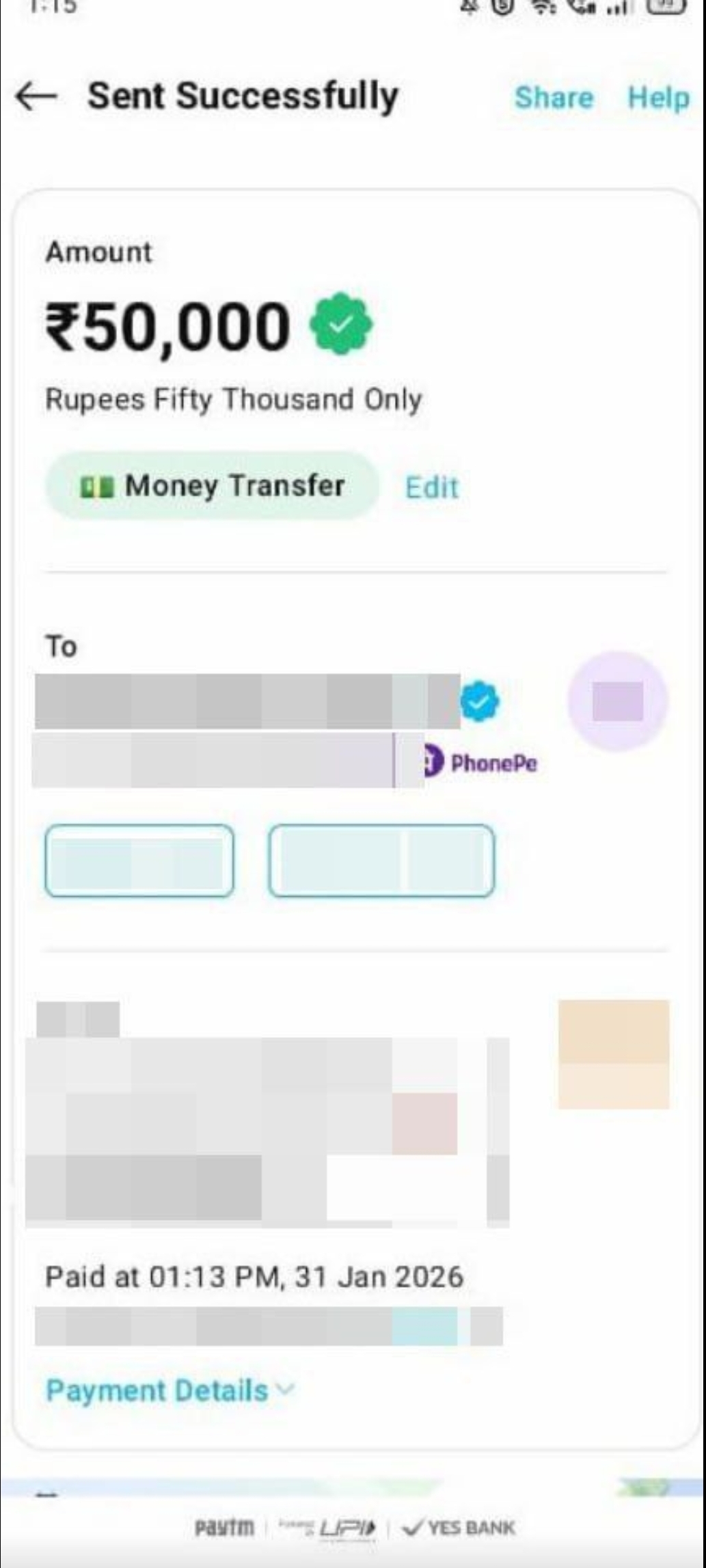 Payment Proof